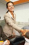 Happy Job Interview Tools Customer