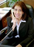 Job seeker happy about her phone interview preparation