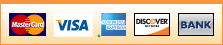 visa, mastercard, american express, Discover, bank, echeck