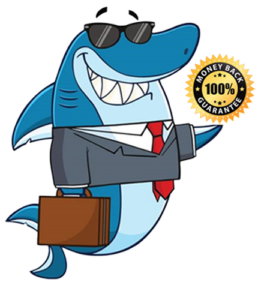 100% money-back shark bite guarantee